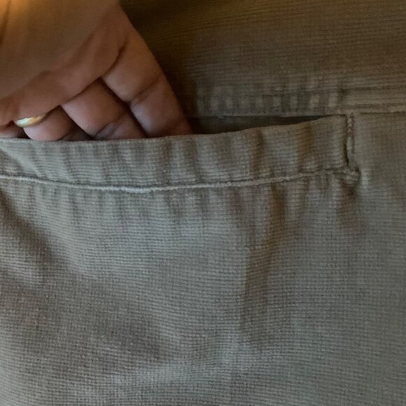 Vintage 90's Bill Blass Womens Medium Shacket Jacket Tan Beige Corduroy Y2K*Read - Picture 3 of 13